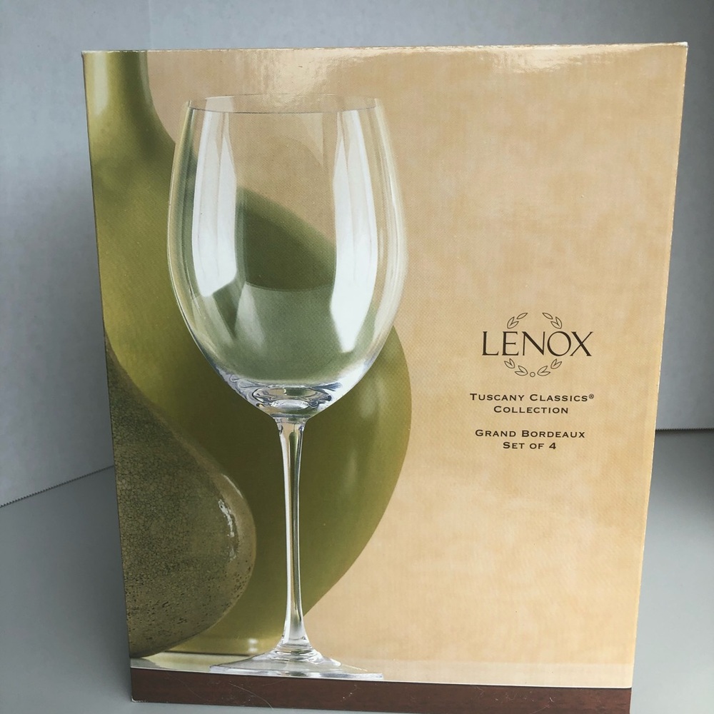 Lenox Tuscany Classics,Crystal wine glasses-setof4
